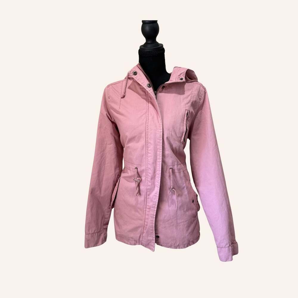 Y2K Pink Military Parka Utility Jacket